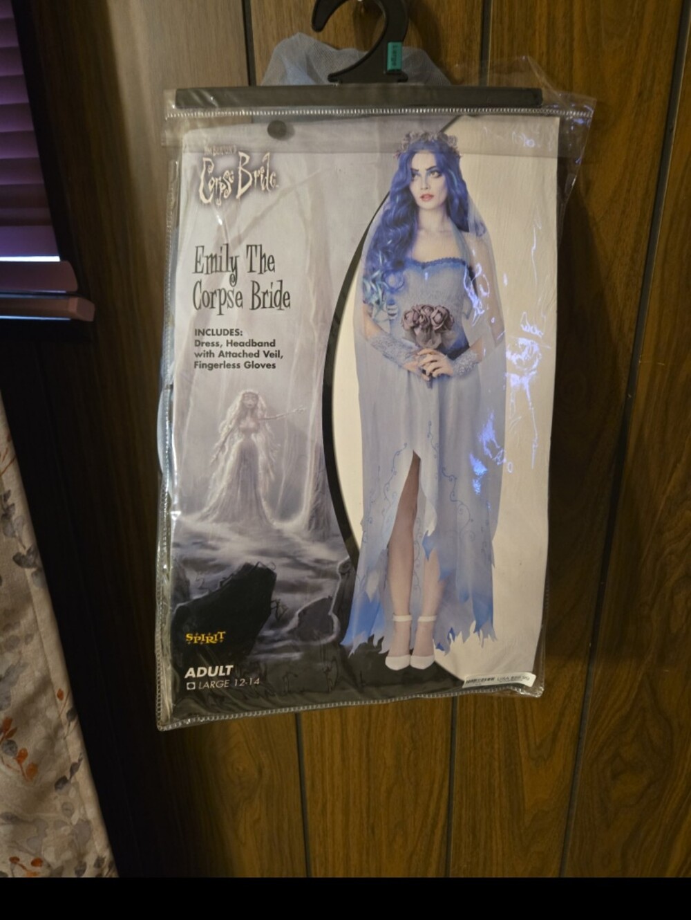 SPIRIT Emily The Corpse Bride Adult Halloween Costume sz 12-14 COMPLETE